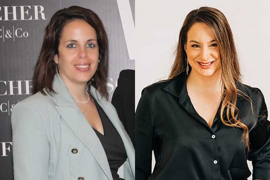 עו״ד ענבל בן ארצי ונורית קנר יהב, מנכ״לית Boardirector מקבוצת SQLink, קרדיט: אינגה אבשלום שיליאן